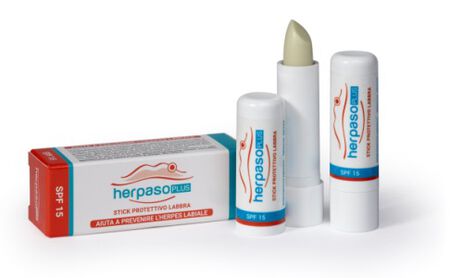 HERPASO PLUS SPF15 STICK PROTETTIVO LABBRA image not present