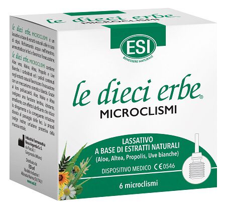 ESI LE DIECI ERBE MICROCLISMI 6 PEZZI image not present