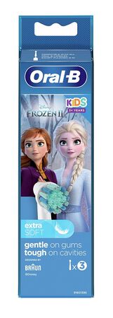 ORALB KIDS 3+ YEARS FROZEN II TESTINE PER SPAZZOLINO ELETTRICO 3 PEZZI image not present