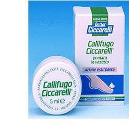 CALLIFUGO IN POMATA PER ESTIRPARE CALLI IGIENEPIEDE CONFEZIONE IN VASO DA 5ML image not present