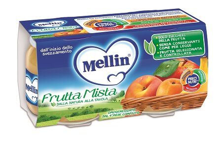 MELLIN OMOGENEIZZATO FRUTTA MISTA 100 G 2 PEZZI image not present