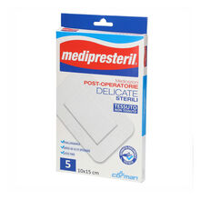 MEDICAZIONE POST OPERATORIA MEDIPRESTERIL DELICATA TNT 10X15CM 5 PEZZI