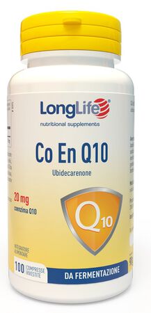 LONGLIFE CO EN Q10 20MG 100 COMPRESSE image not present