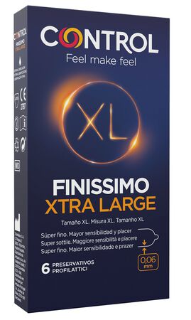 CONTROL FINISSIMO XTRA LARGE 6 PEZZI image not present