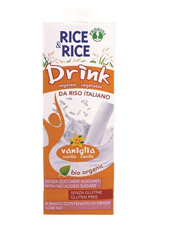 RICE&RICE BEVANDA DI RISO ALLA VANIGLIA 1 LITRO image not present