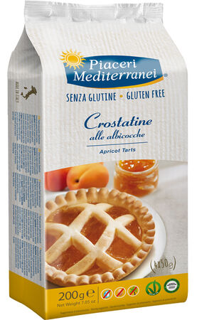 PIACERI MEDITERRANEI LE BONTA' DEL MATTINO CROSTATINE ALL'ALBICOCCA 4 X 50 G image not present