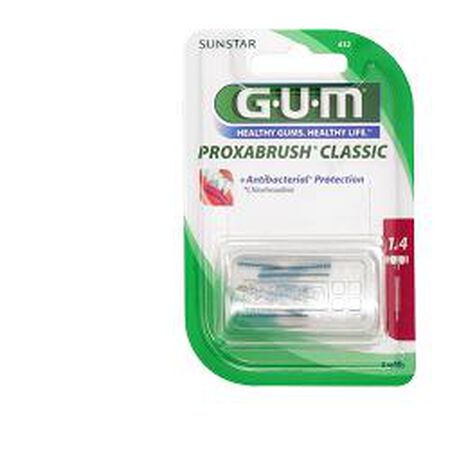 GUM PROXABRUSH CLASSIC 612 SCOVOLINO INTERDENTALE 8 PEZZI image not present