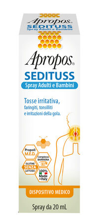 APROPOS SEDITUSS SPRAY ADULTI/BAMBINI 20 ML image not present