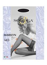 MARILYN 140 SHEER CALZA AUTOREGGENTE CAMEL 4