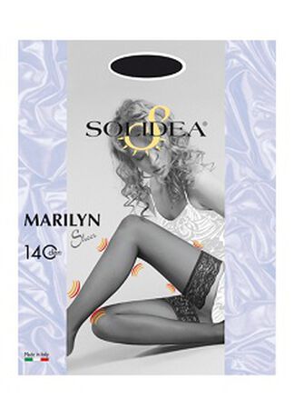 MARILYN 140 SHEER CALZA AUTOREGGENTE CAMEL 4 image not present
