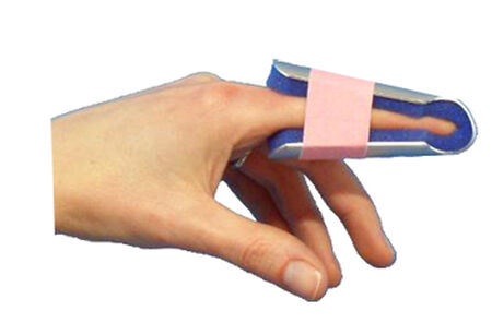 STECCA PER FRATTURA DITA FARMASPLINT A CAMPANA PREFORMATA MEDIA 12 CM image not present