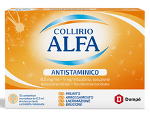 COLLIRIO ALFA ANTISTAMINICO*10 monod collirio 0,8 mg/ ml + 1 mg/ml 0,3 ml
