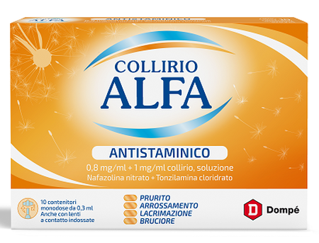 COLLIRIO ALFA ANTISTAMINICO*10 monod collirio 0,8 mg/ ml + 1 mg/ml 0,3 ml image not present