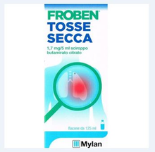 FROBEN TOSSE SECCA*1 flacone 125 ml 1,7 mg/5 ml sciroppo