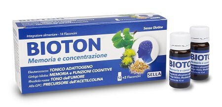 BIOTON ELEUTEROCOCCO MEMORIA CONCENTRAZIONE 14 FLACONCINI image not present