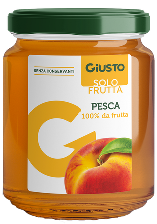 GIUSTO SOLO FRUTTA MARMELLATA PESCA 284 G image not present