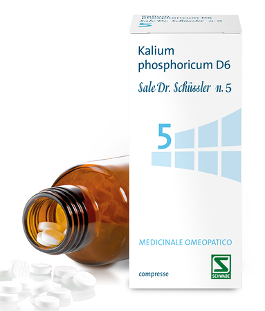 KALIUM PHOSPHORICUM D6 SALE DR.SCHUSSLER N.5*D6 200 cpr flacone image not present