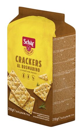 SCHAR CRACKERS AL ROSMARINO 6 CONFEZIONI DA 35 G image not present