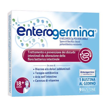 ENTEROGERMINA*orale sosp 9 bust 6 mld/2 g image not present