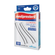CEROTTO PER SUTURA MEDIPRESTERIL DELICATI TESSUTO NON TESSUTO 6,4X108MM 10 PEZZI