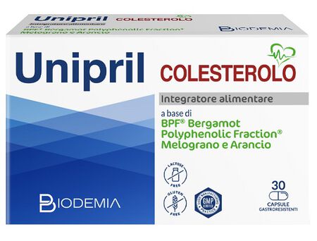 UNIPRIL COLESTEROLO 30 CAPSULE GASTRORESISTENTI image not present
