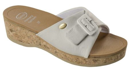 WAPPY LEATHER WOMENS WHITE MEMORY CUSHION BIANCO 39 image not present