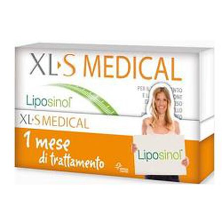 XLS MEDICAL LIPOSINOL 1 MESE TRATTAMENTO 180 COMPRESSE image not present