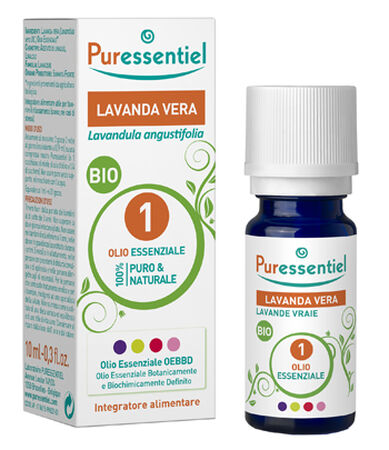 PURESSENTIEL LAVANDA VERA OLIO ESSENZIALE BIO 10 ML image not present