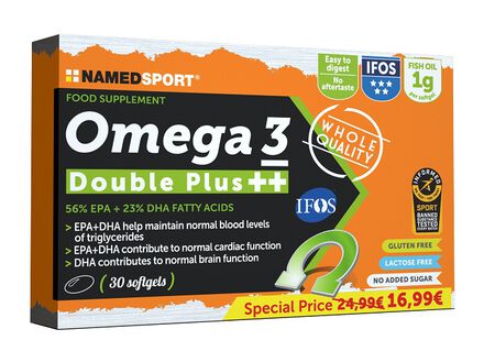 OMEGA 3 DOUBLE PLUS 30 SOFTGEL PROMO image not present