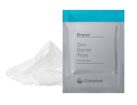 BRAVA FILM PROTETTIVO SALVIETTE PER STOMIA A BASE DI SILICONE 30 PEZZI image not present