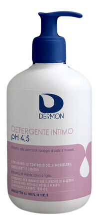 DERMON DETERGENTE INTIMO USO FREQUENTE PH 4,5 500 ML image not present