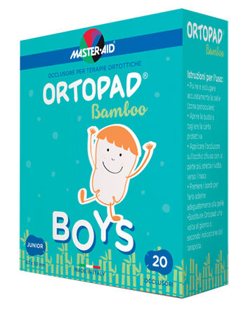 CEROTTO OCULARE PER ORTOTTICA ORTOPAD BOYS M 5,4X7,6 20 PEZZI image not present