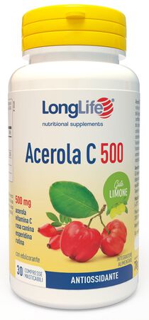 LONGLIFE ACEROLA C500 LIMONE 30 COMPRESSE image not present