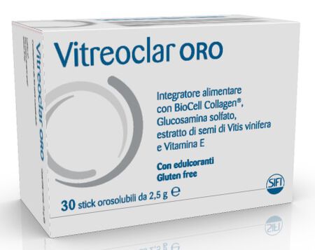 VITREOCLAR ORO 30 BUSTINE OROSOLUBILI DA 2,5 G image not present