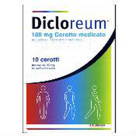 DICLOREUM ANTINFIAMMATORIO LOCALE*10 cerotti 180 mg image not present