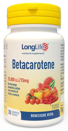 LONGLIFE BETACAROTENE 25000 UI 30 COMPRESSE image not present