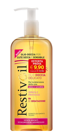 RESTIVOIL OLIO DOCCIA DELICATO 400 ML TAGLIO PREZZO image not present