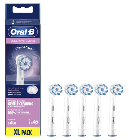 ORALB SENSITIVE CLEAN EB60 TESTINE PER SPAZZOLINO ELETTRICO 5 PEZZI image not present
