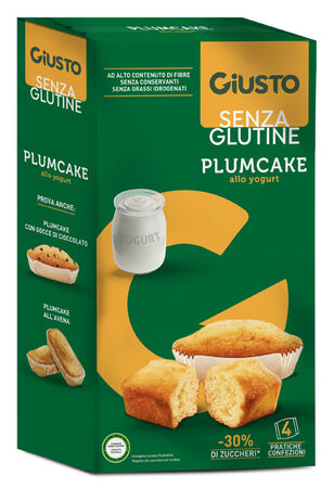 GIUSTO SENZA GLUTINE PLUMCAKE YOGURT 160 G image not present