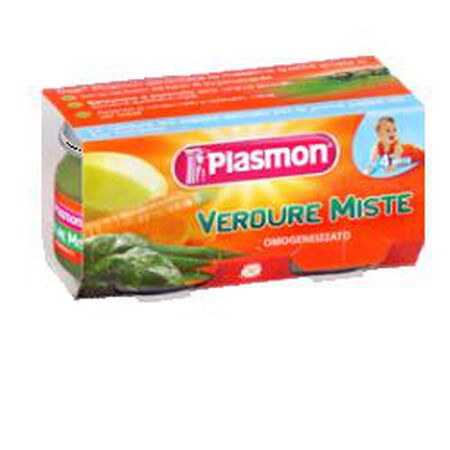 PLASMON OMOGENEIZZATO VERDURE MISTE 80 G X 2 PEZZI image not present