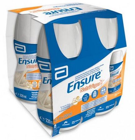 ENSURE NUTRIVIGOR VANIGLIA 4 BOTTIGLIE DA 220 ML image not present