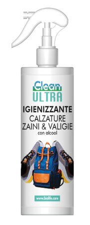 CLEAN ULTRA IGIENIZZANTE CALZATURE-ZAINI-VALIGIE 250 ML image not present