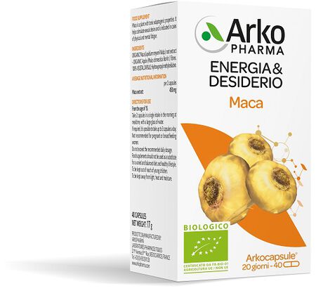 ARKO CAPSULE MACA BIO 40 CAPSULE image not present