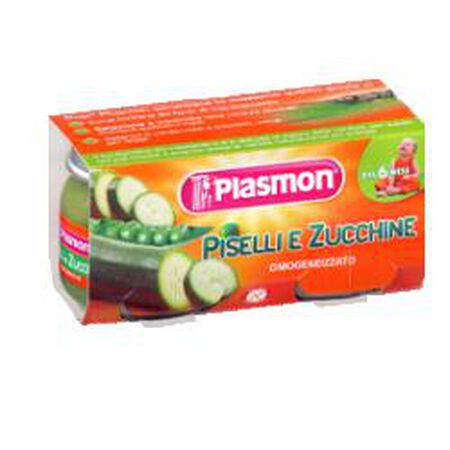 PLASMON OMOGENEIZZATO PISELLI ZUCCHINE 80 G X 2 PEZZI image not present