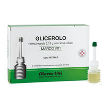 GLICEROLO (MARCO VITI)*PRIMA INFANZIA 6 contenitori monodose 2,25 g soluz rett con camomilla e malva