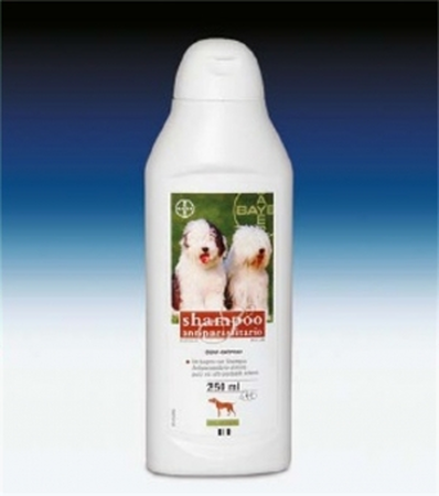 SHAMPOO ANTIPARASSITARIO*1 flacone ovale 250 ml 0,11 g/100 ml image not present