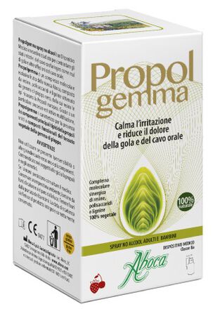 PROPOLGEMMA SPRAY NO ALCOOL BAMBINI E ADULTI 30 ML image not present