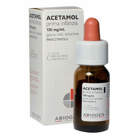 ACETAMOL PRIMA INFANZIA*orale gtt 30 ml 100 mg/ml image not present