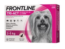 FRONTLINE TRI-ACT*spot-on soluz 3 pipette 0,5 ml 33,38 mg + 252,4 mg cani da 2 a 5 Kg