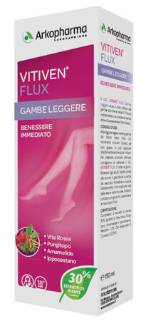 VITIVEN FLUX GAMBE LEGGERE CONFORTO & BENESSERE RIVITALIZZANTE 150 ML image not present